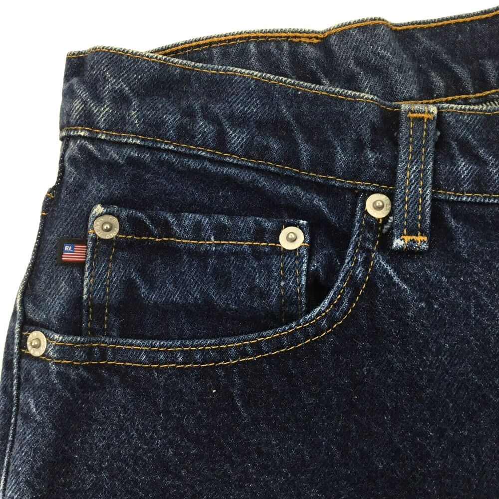 Ralph Lauren Polo Jeans Co Women's Size 14X31 Bootcut Denim Jeans Pants Blue - Picture 8 of 12
